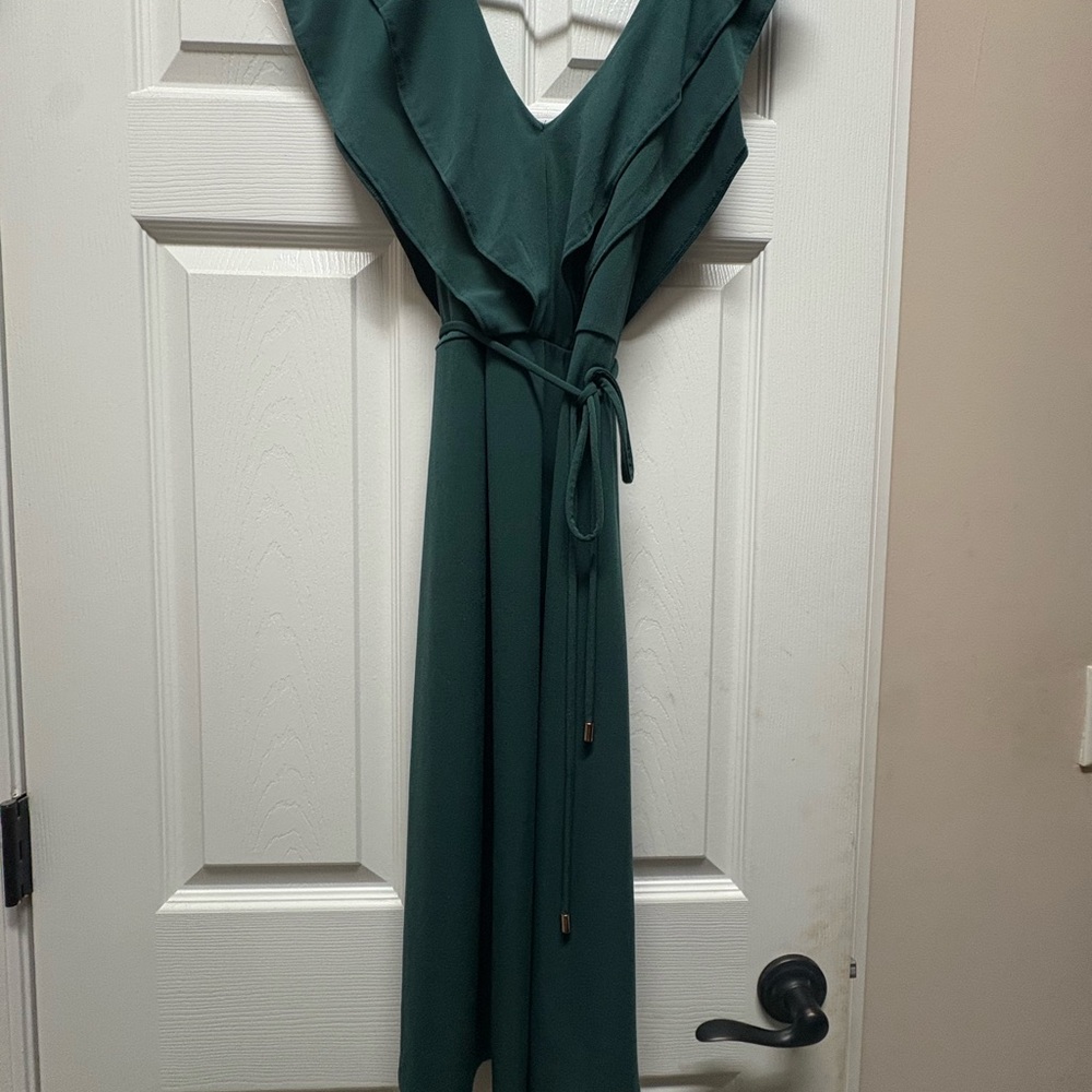 Jessica Simpson Forest Green Maxi Dress